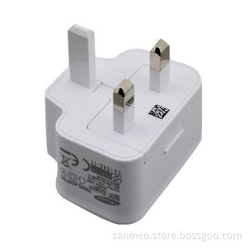 UK Travel Wall Charger Adapter for Samsung N7000 Galaxy Note i9220 i9228, Can Split, 1A/2A